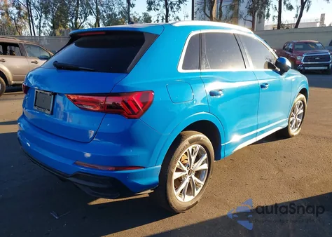 2022 Audi Q3 Premium 45 Tfsi S Line Quattro Tiptronic z USA, uszkodzony, nr VIN WA1DECF37N1149586
